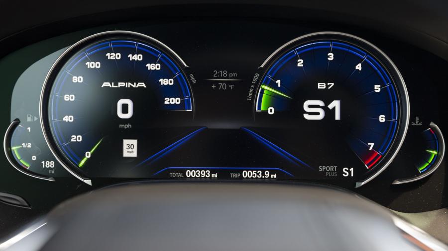 Панель приборов Alpina B7 Bi-Turbo Allrad 2018 года  (NA) (фото 13 из 33)